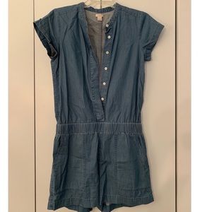 NWOT J CREW JEAN ROMPER